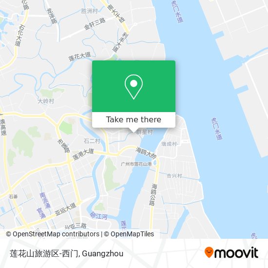 莲花山旅游区-西门 map