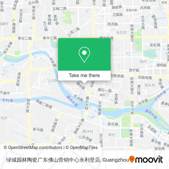 绿城园林陶瓷广东佛山营销中心永利坚店 map