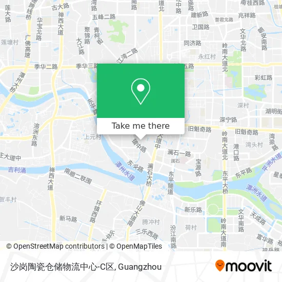 沙岗陶瓷仓储物流中心-C区 map