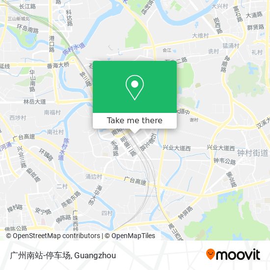广州南站-停车场 map