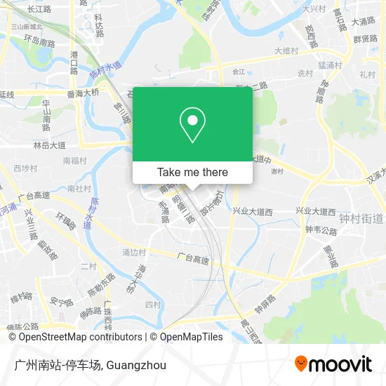 广州南站-停车场 map