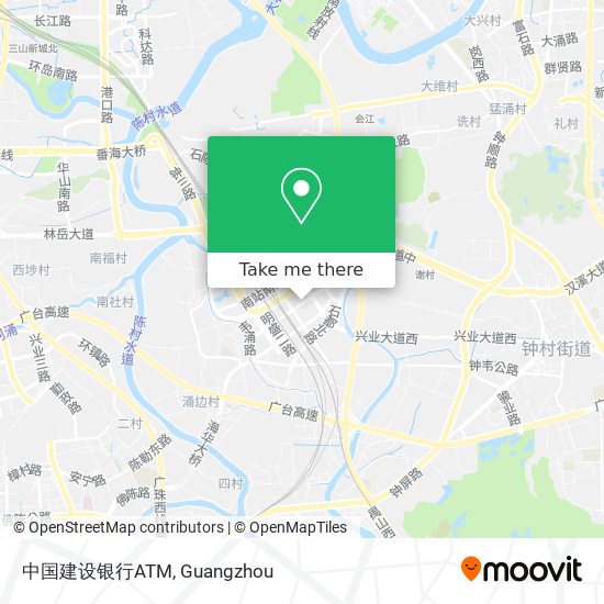 中国建设银行ATM map