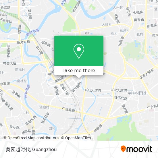 奥园越时代 map