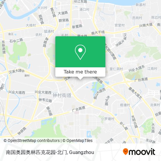 南国奥园奥林匹克花园-北门 map