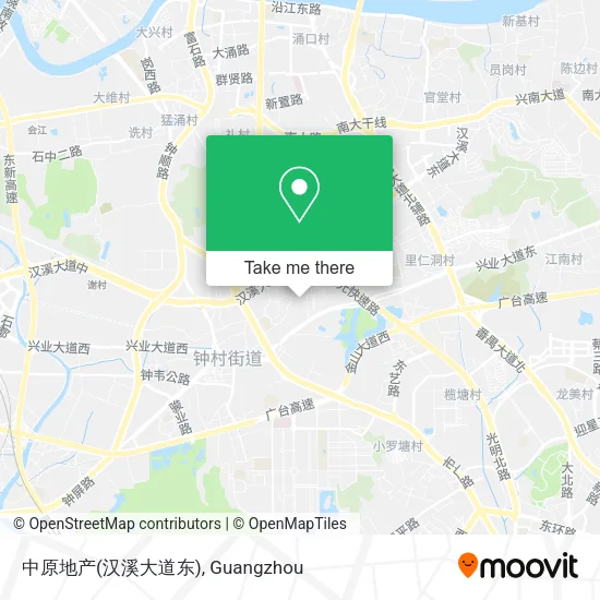 中原地产(汉溪大道东) map