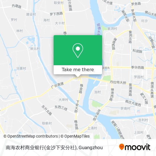 南海农村商业银行(金沙下安分社) map