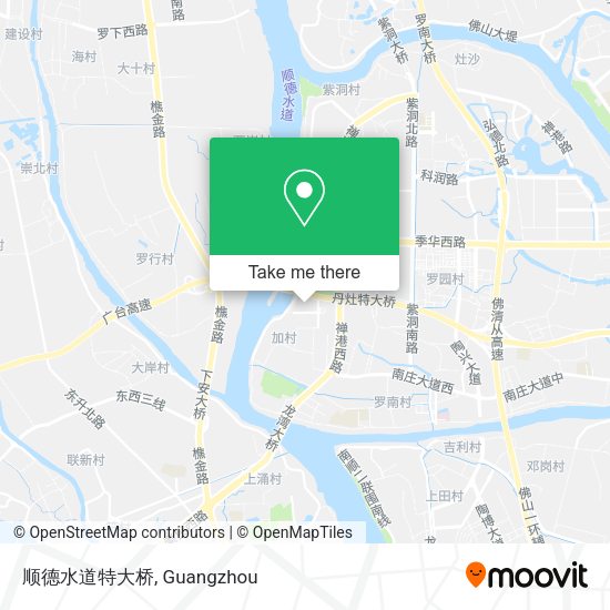 顺德水道特大桥 map