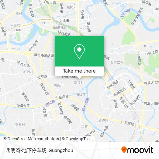 岳明湾-地下停车场 map