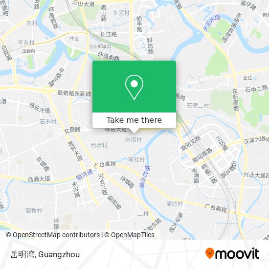 岳明湾 map