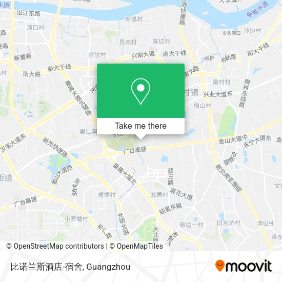 比诺兰斯酒店-宿舍 map