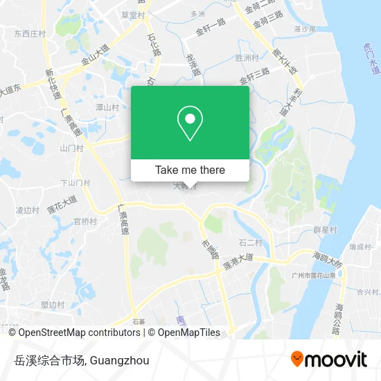 岳溪综合市场 map