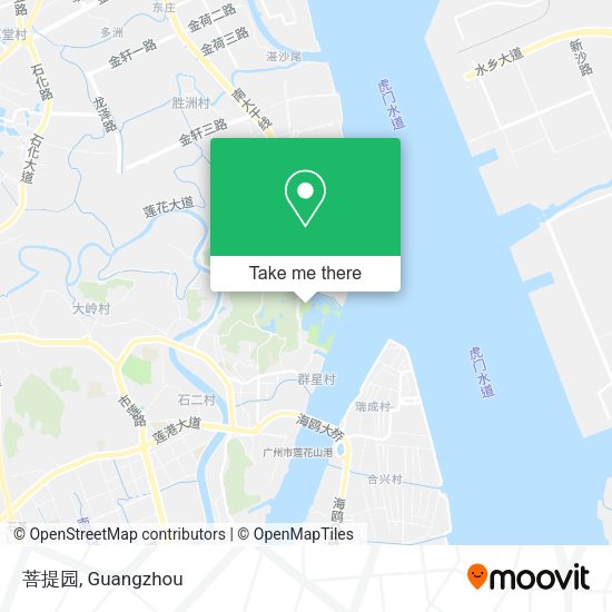 菩提园 map