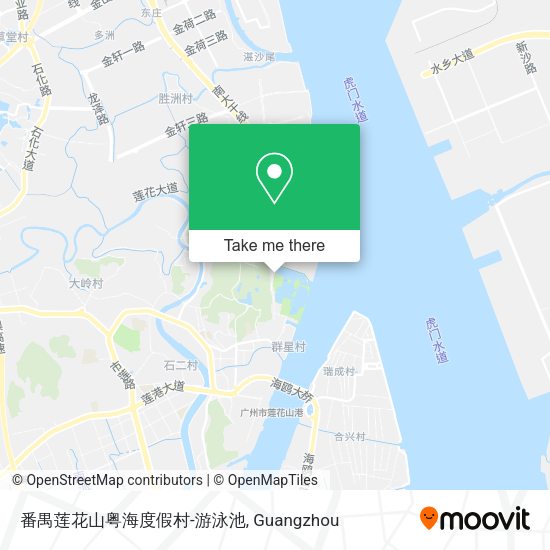 番禺莲花山粤海度假村-游泳池 map