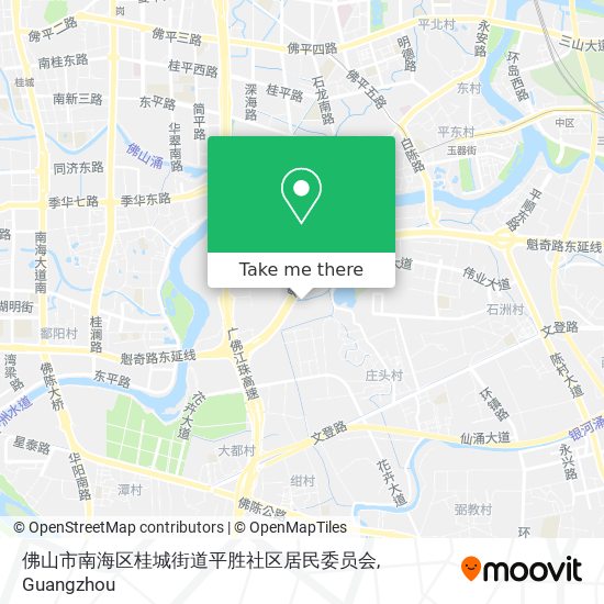 佛山市南海区桂城街道平胜社区居民委员会 map