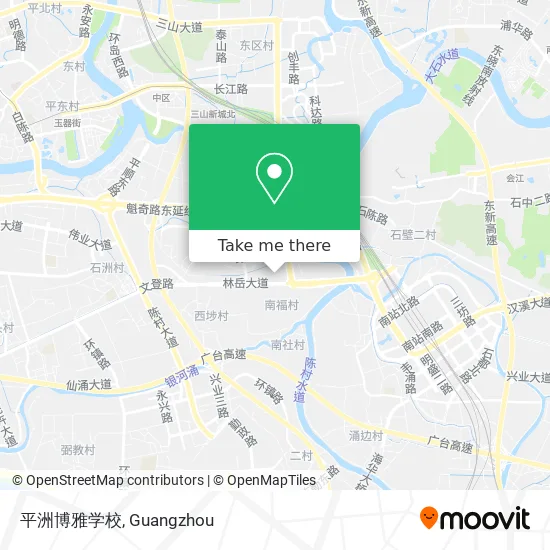 平洲博雅学校 map