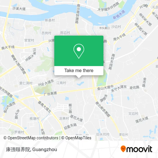 康强颐养院 map