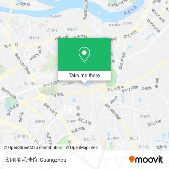 幻羽羽毛球馆 map