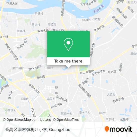 番禺区南村镇梅江小学 map