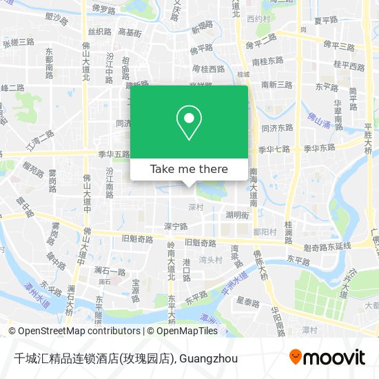 千城汇精品连锁酒店(玫瑰园店) map
