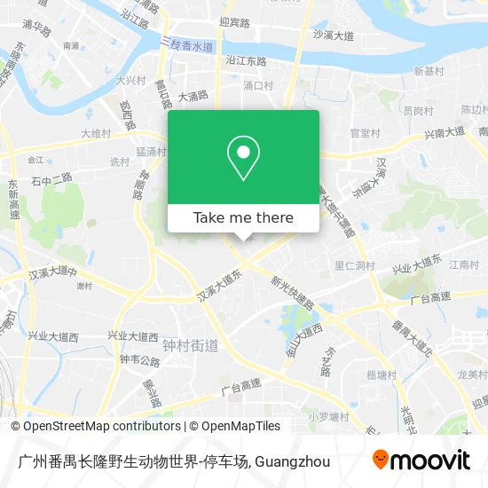 广州番禺长隆野生动物世界-停车场 map