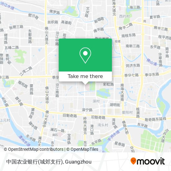 中国农业银行(城郊支行) map