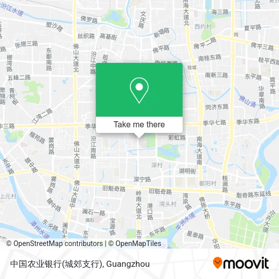 中国农业银行(城郊支行) map