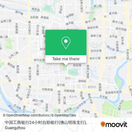 中国工商银行24小时自助银行(佛山明珠支行) map