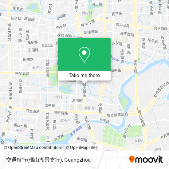 交通银行(佛山湖景支行) map