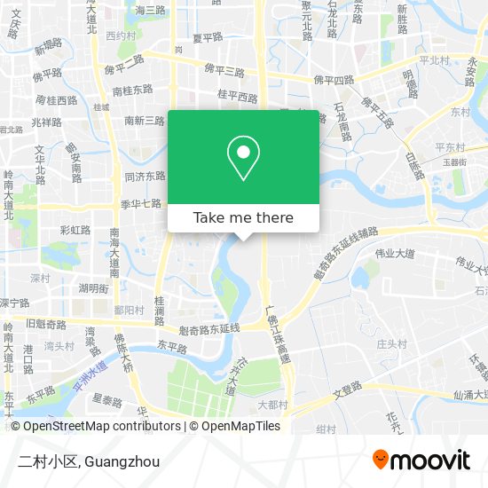 二村小区 map