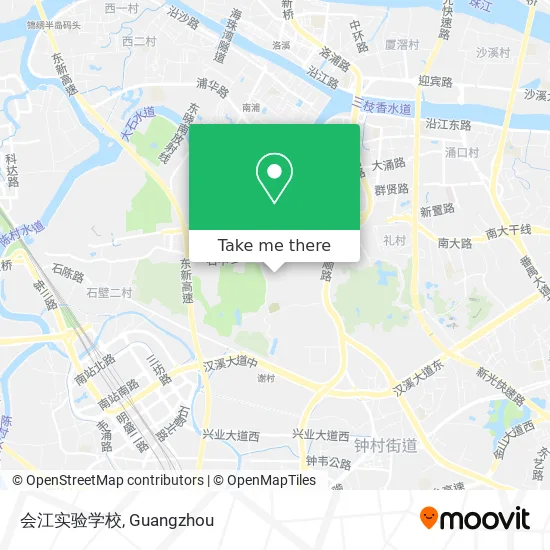 会江实验学校 map