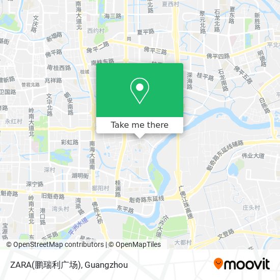 ZARA(鹏瑞利广场) map