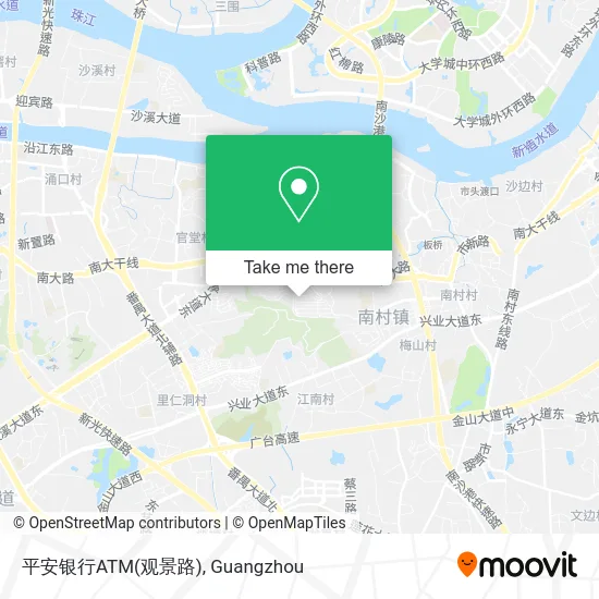 平安银行ATM(观景路) map