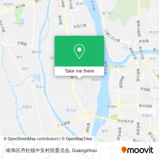 南海区丹灶镇中安村民委员会 map