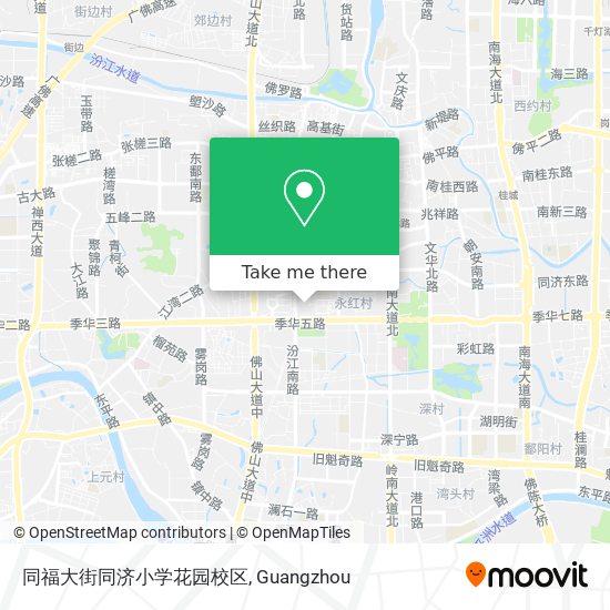 同福大街同济小学花园校区 map