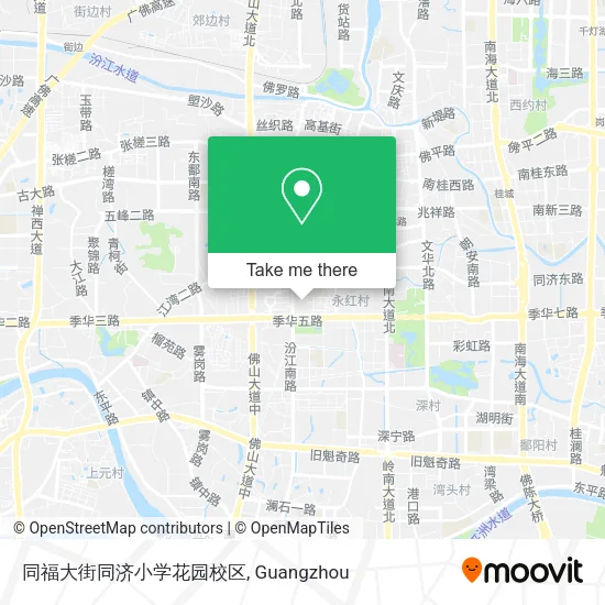 同福大街同济小学花园校区 map