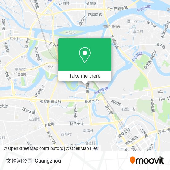 文翰湖公园 map