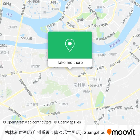 格林豪泰酒店(广州番禺长隆欢乐世界店) map