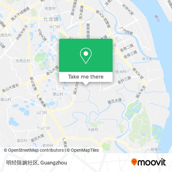 明经陈婉社区 map