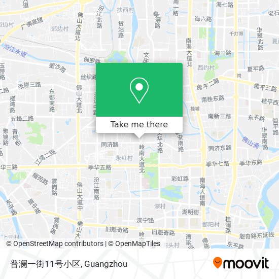 普澜一街11号小区 map