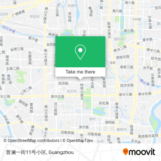普澜一街11号小区 map