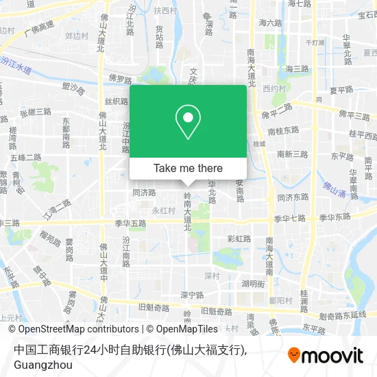 中国工商银行24小时自助银行(佛山大福支行) map