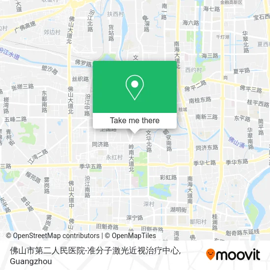 佛山市第二人民医院-准分子激光近视治疗中心 map