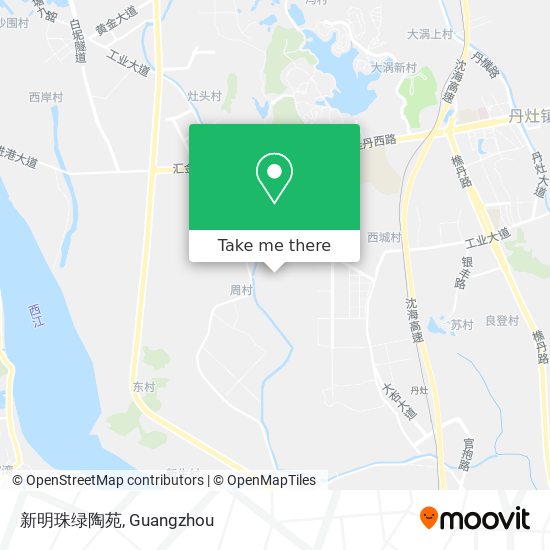 新明珠绿陶苑 map