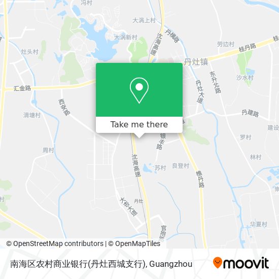 南海区农村商业银行(丹灶西城支行) map
