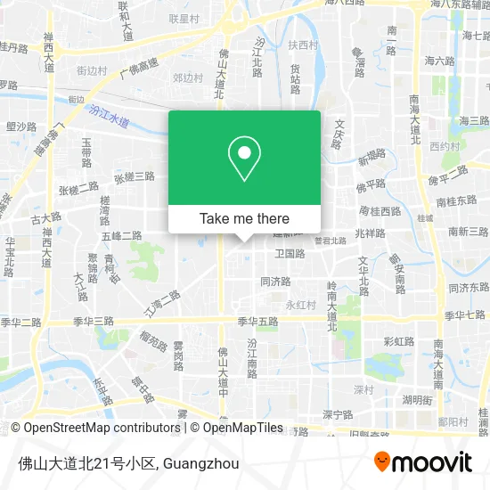 佛山大道北21号小区 map
