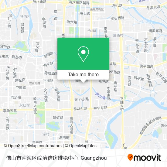 佛山市南海区综治信访维稳中心 map