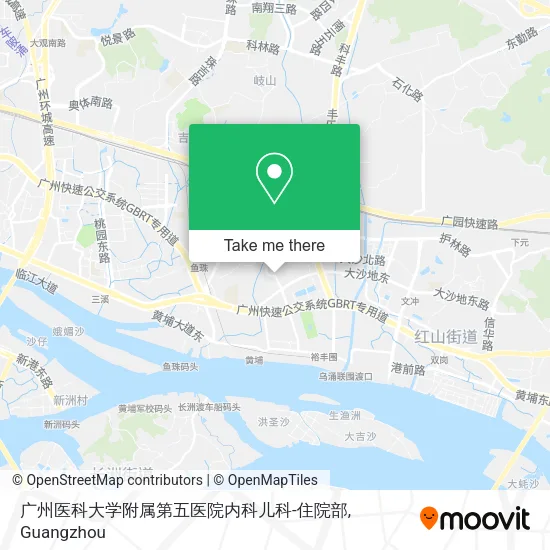 广州医科大学附属第五医院内科儿科-住院部 map