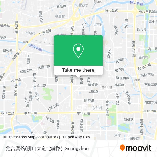 鑫台宾馆(佛山大道北辅路) map