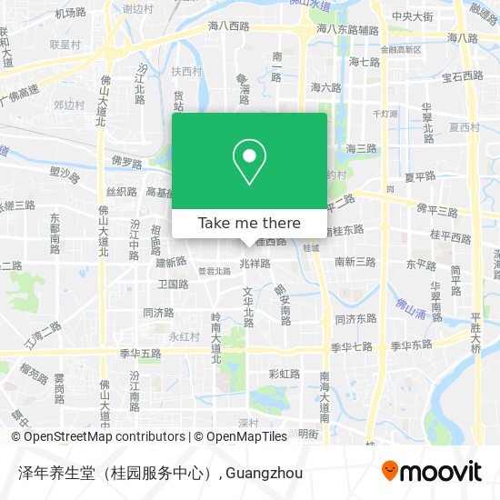 泽年养生堂（桂园服务中心） map
