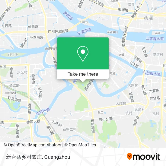 新合益乡村农庄 map